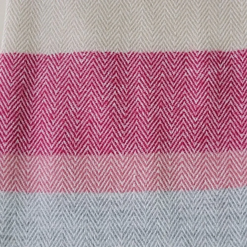 Isaac Mizrahi Herr Blanket Scarf Pebble Rose